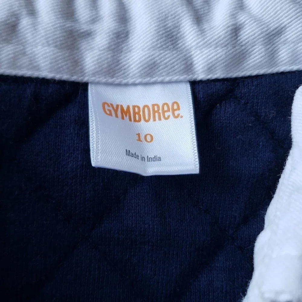 Gymboree Boys Striped Rugby Polo Long Sleeve Top - Size 10